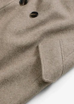 bonprix bonprix Chaquetas Y Abrigos>Abrigo marrón grisáceo moteado