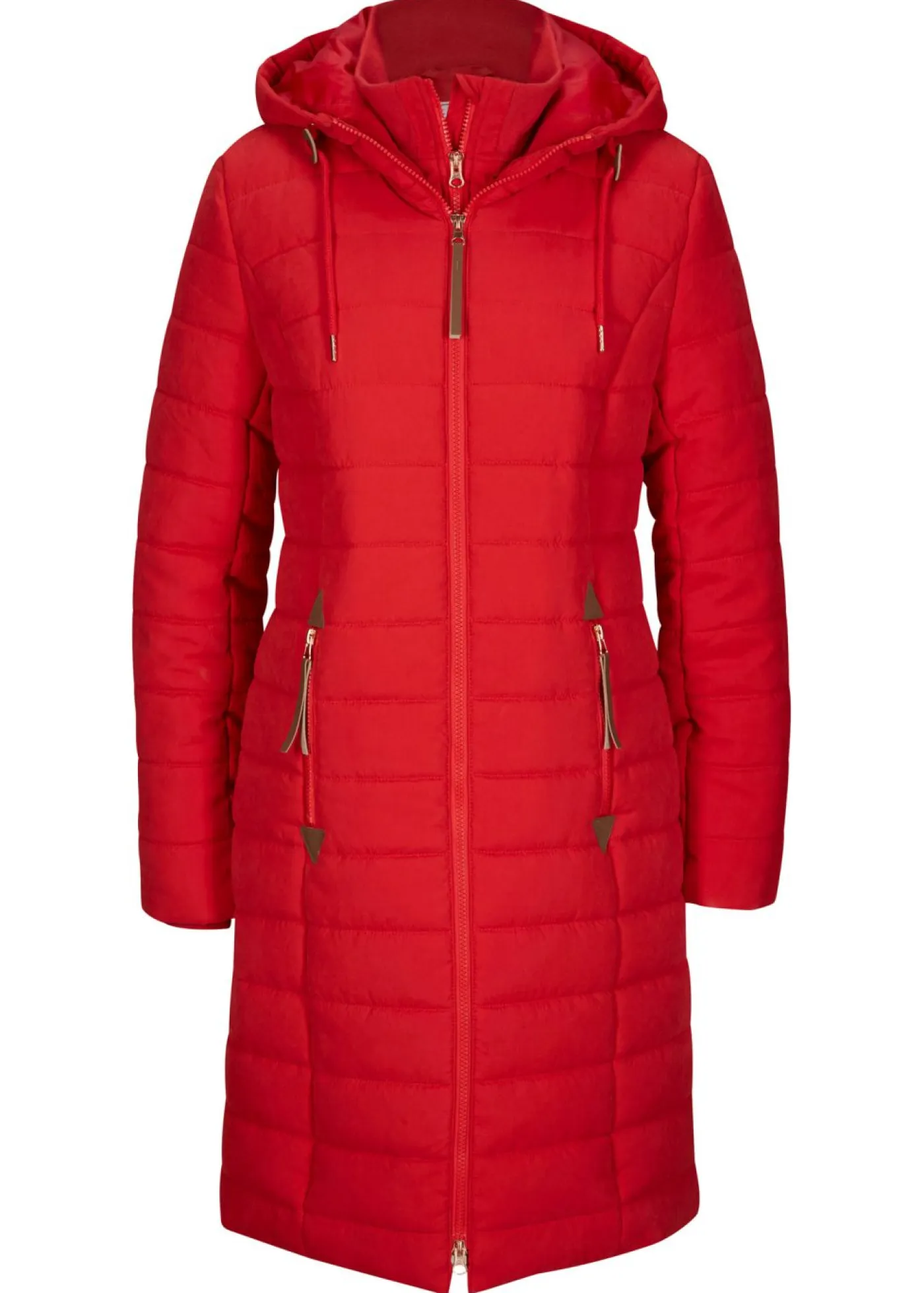 bonprix bonprix Chaquetas Y Abrigos>Abrigo acolchado, aspecto 2 en 1 rojo intenso