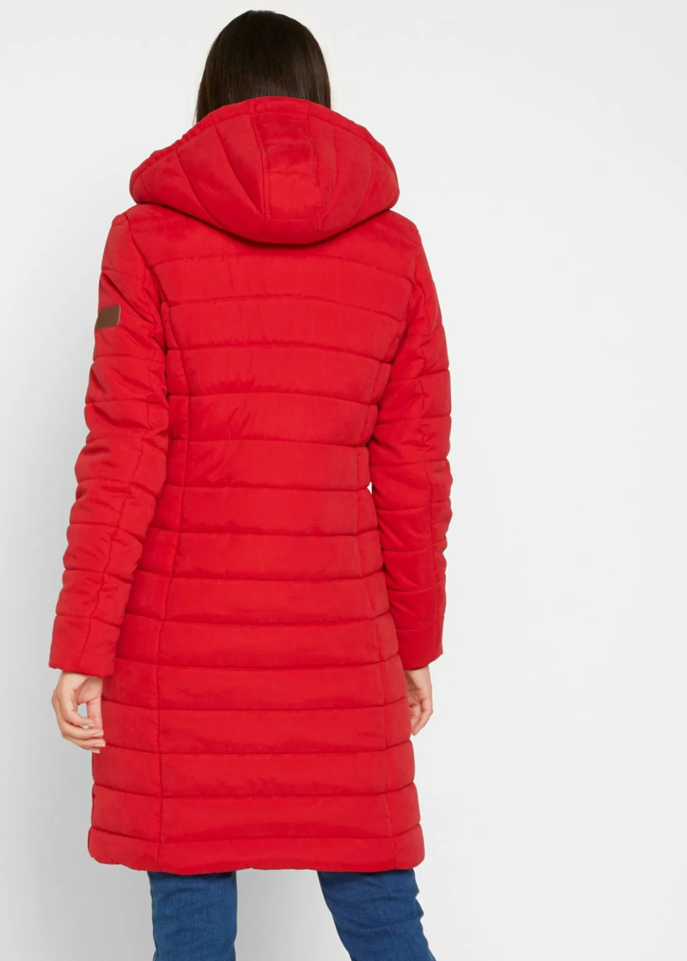 bonprix bonprix Chaquetas Y Abrigos>Abrigo acolchado, aspecto 2 en 1 rojo intenso