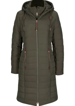 Mujer bonprix bonprix Abrigo acolchado, aspecto 2 en 1