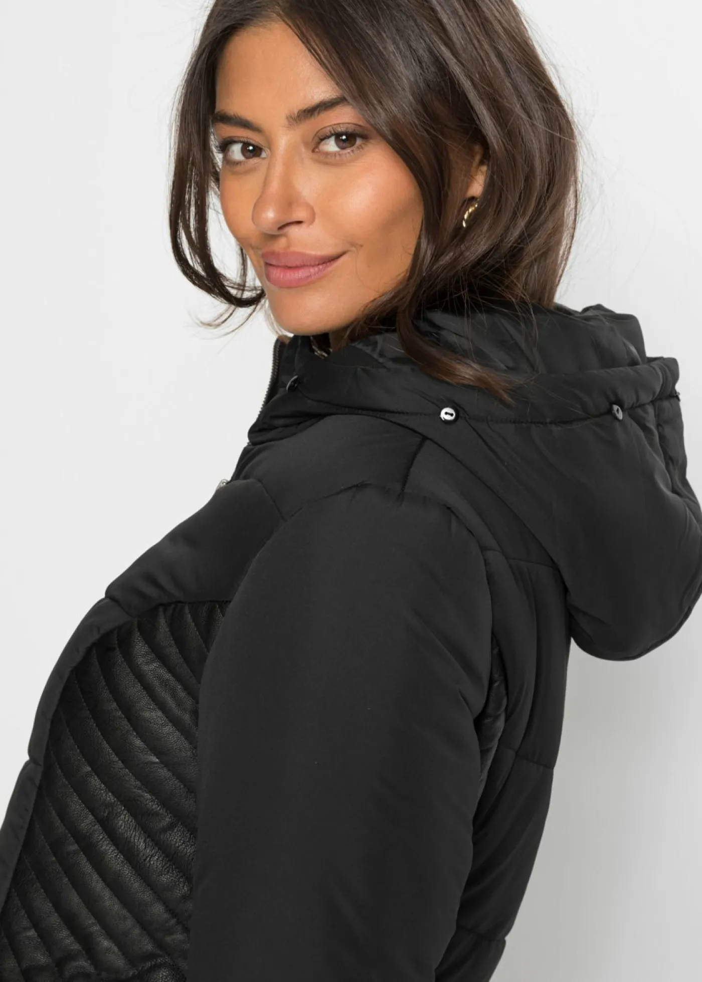 Mujer bonprix bonprix Abrigo acolchado de poliéster reciclado