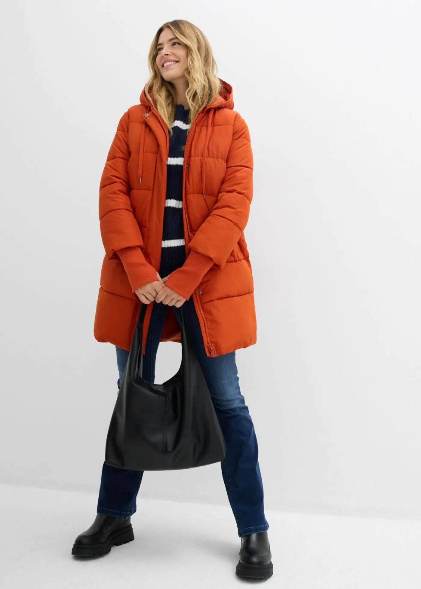 Mujer bonprix bonprix Abrigo acolchado funcional impermeable