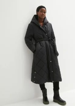 bonprix bonprix Chaquetas Y Abrigos>Abrigo acolchado ligero Negro