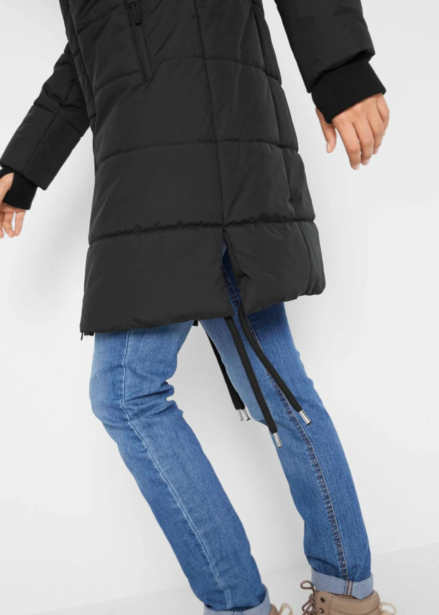 Mujer bonprix bonprix Abrigo acolchado repelente al agua