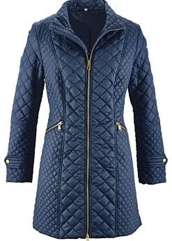 bonprix bonprix Chaquetas Y Abrigos>Abrigo corto acolchado Azul oscuro