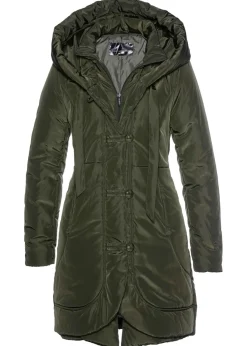 bonprix bonprix Chaquetas Y Abrigos>Abrigo corto acolchado Verde oliva oscuro