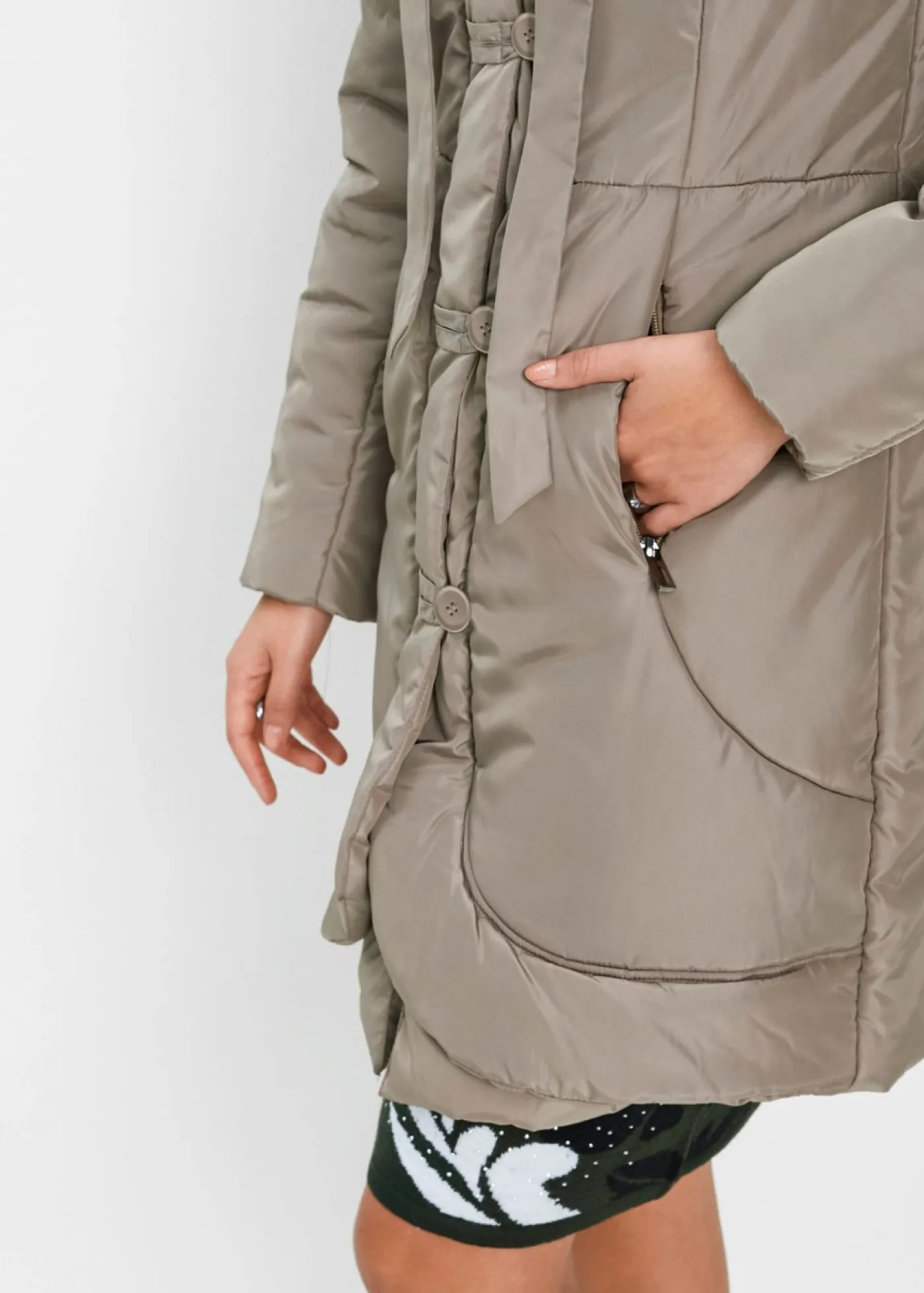 Mujer bonprix bonprix Abrigo corto acolchado