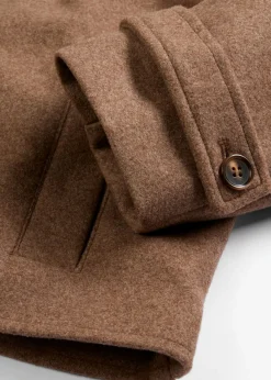 Mujer bonprix bonprix Abrigo corto con aspecto de lana