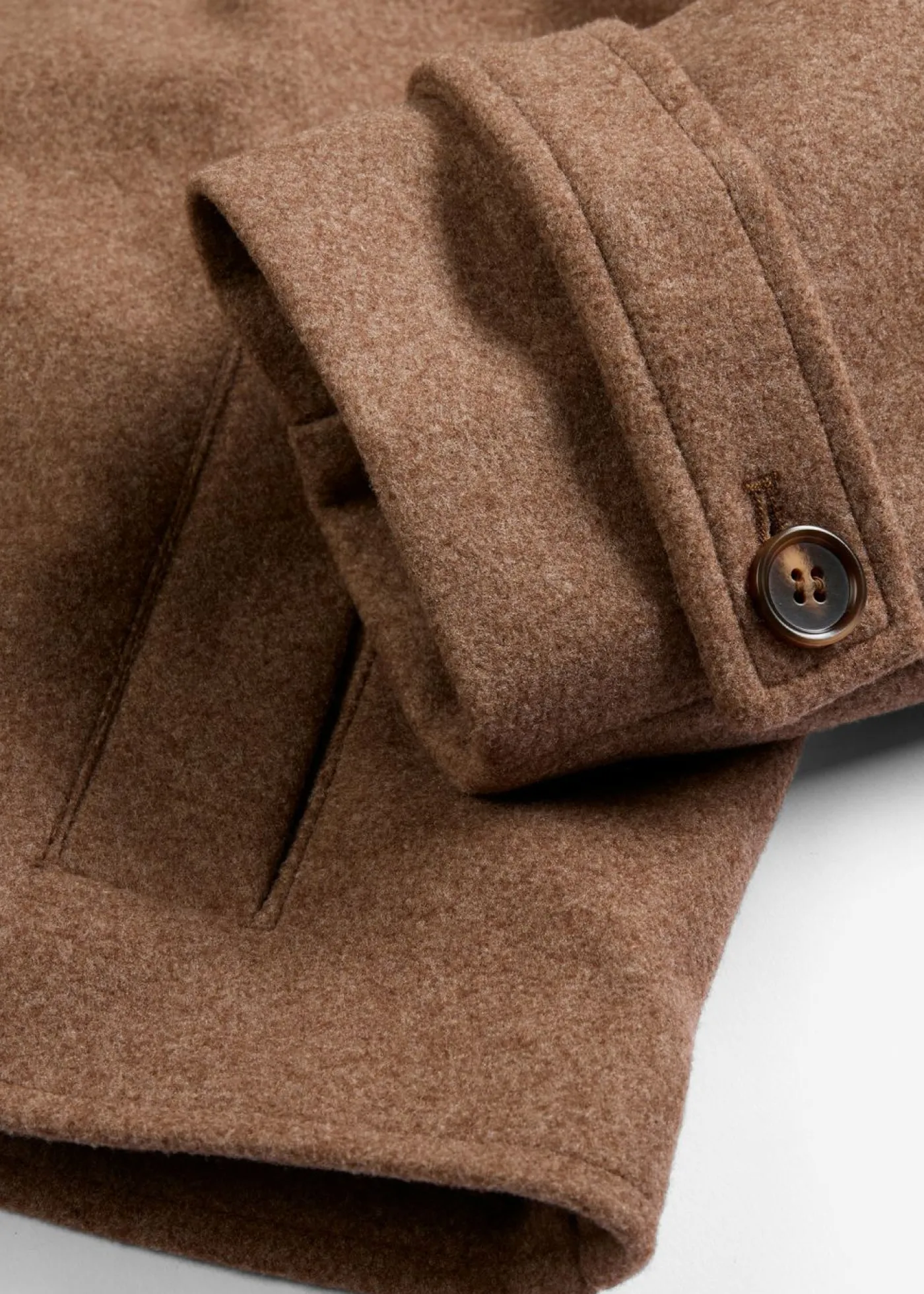 Mujer bonprix bonprix Abrigo corto con aspecto de lana