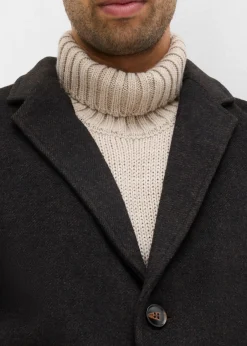 Hombre bonprix bonprix Abrigo corto con contenido de lana