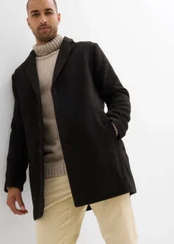 Hombre bonprix bonprix Abrigo corto con contenido de lana