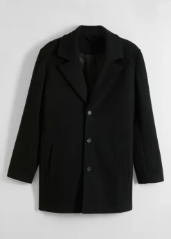 Hombre bonprix bonprix Abrigo corto con contenido de lana