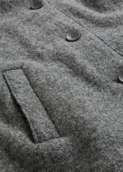 bonprix bonprix Chaquetas Y Abrigos>Abrigo corto de lana gris moteado