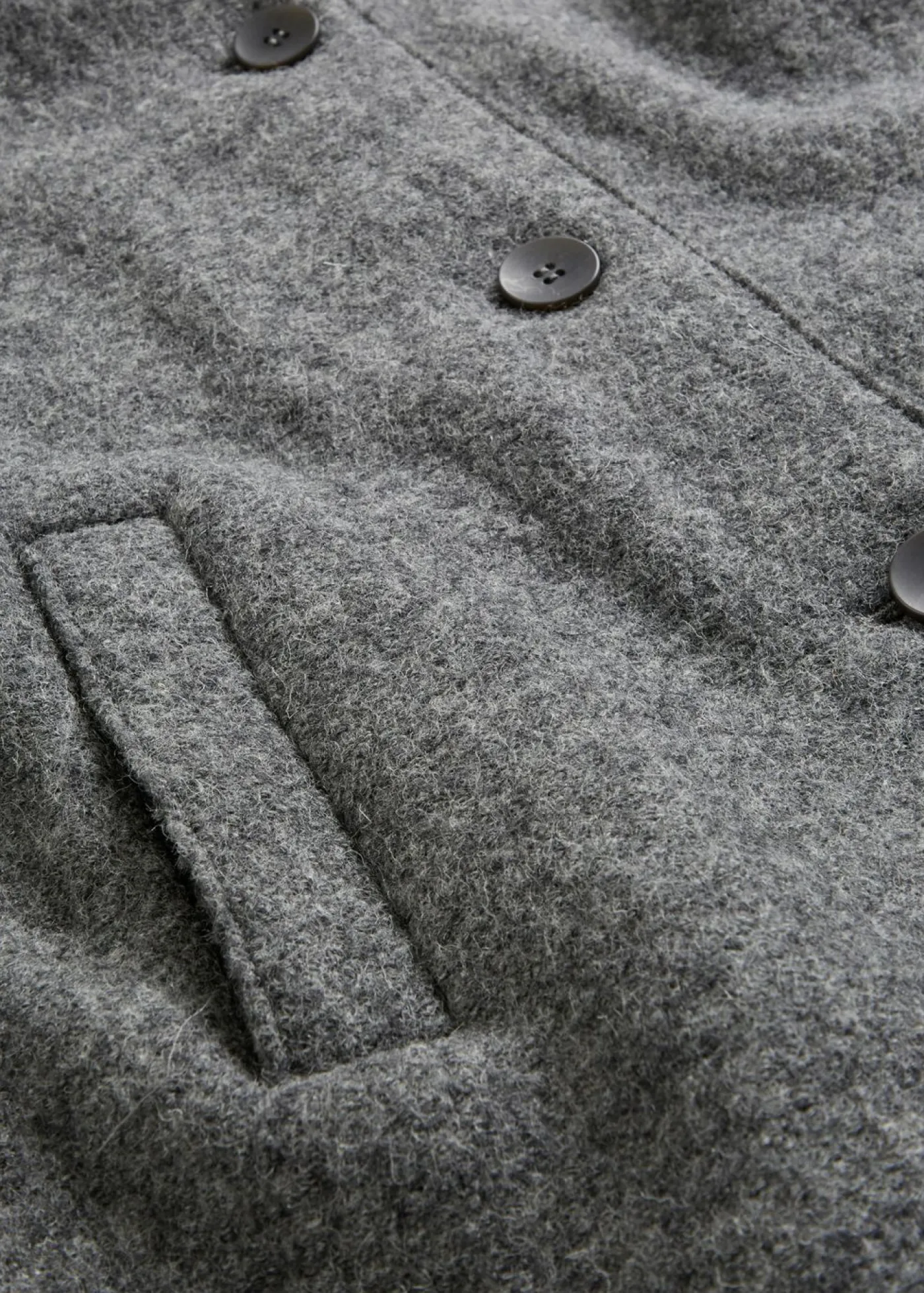 bonprix bonprix Chaquetas Y Abrigos>Abrigo corto de lana gris moteado