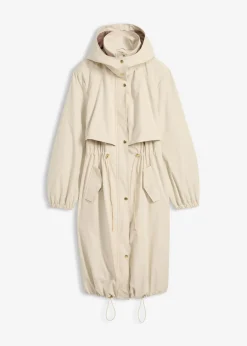 Mujer bonprix bonprix Abrigo de entretiempo con capucha desmontable