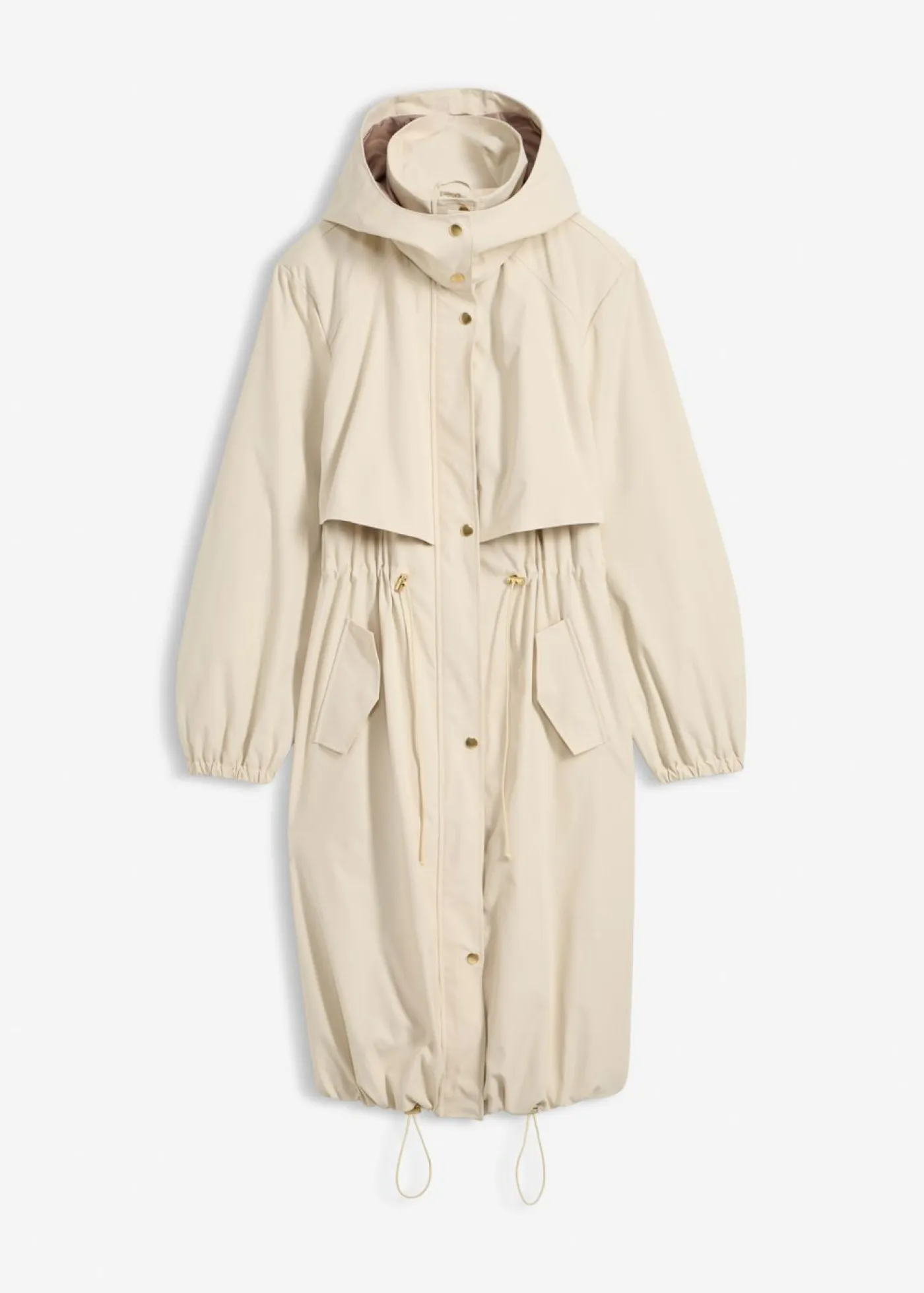 Mujer bonprix bonprix Abrigo de entretiempo con capucha desmontable