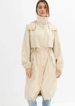 Mujer bonprix bonprix Abrigo de entretiempo con capucha desmontable