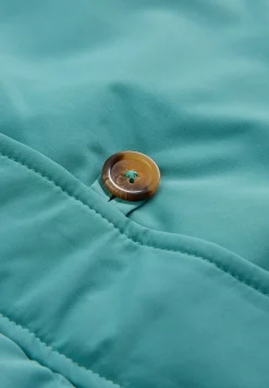 bonprix bonprix Chaquetas Y Abrigos>Abrigo de invierno con forro de peluche en la capucha Verde azulado