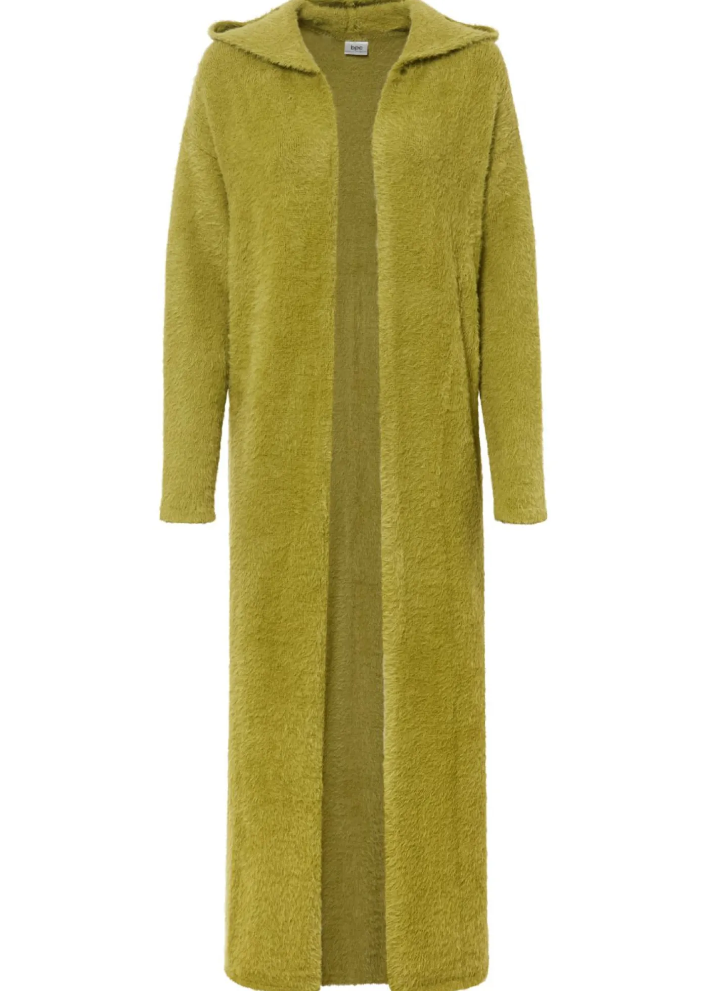 bonprix bonprix Jerséis|Ropa De Punto>Abrigo de punto en suave hilo metálico Verde oliva-dorado