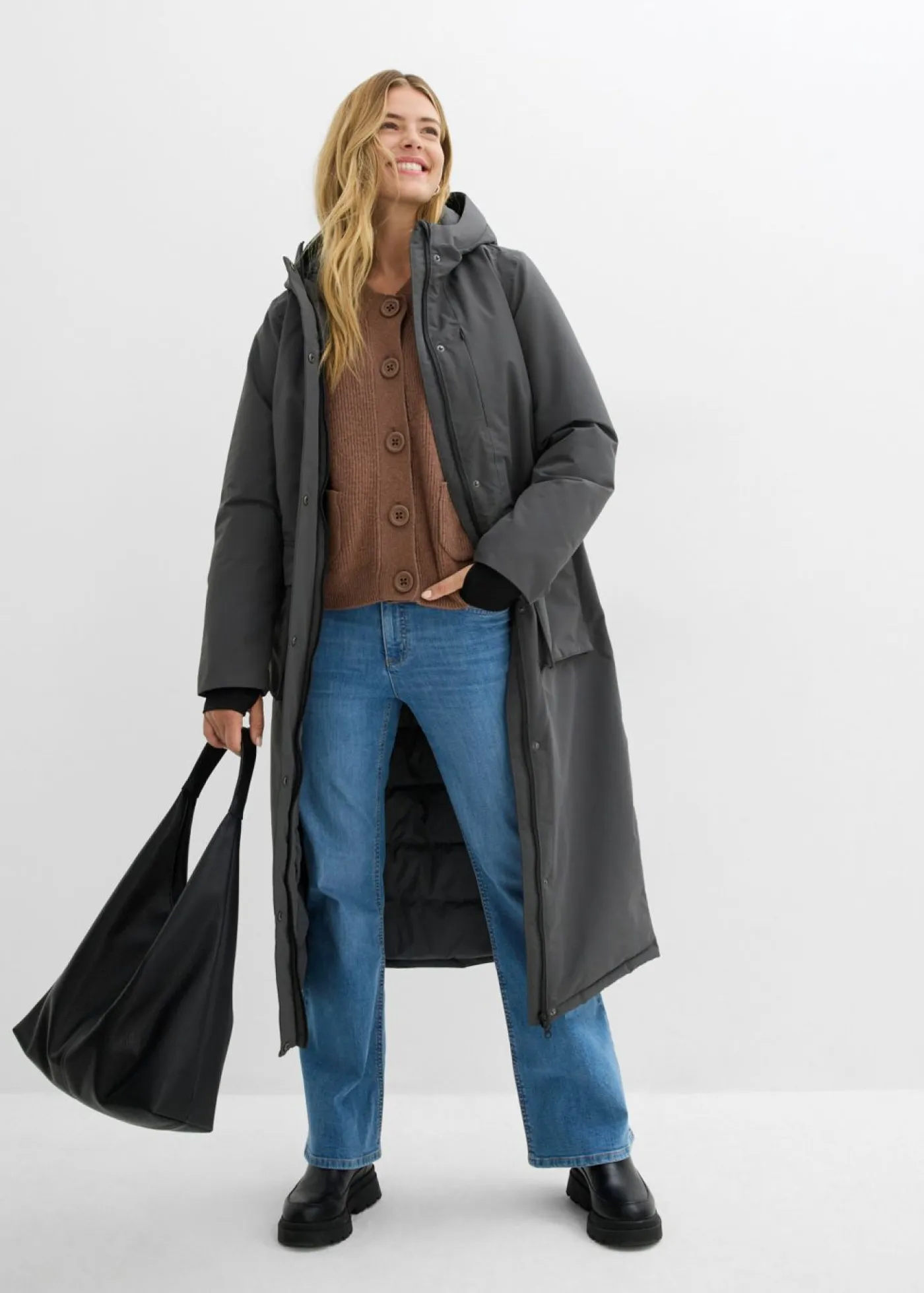 Mujer bonprix bonprix Abrigo funcional impermeable