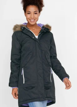 bonprix bonprix Chaquetas Y Abrigos>Abrigo funcional impermeable Negro