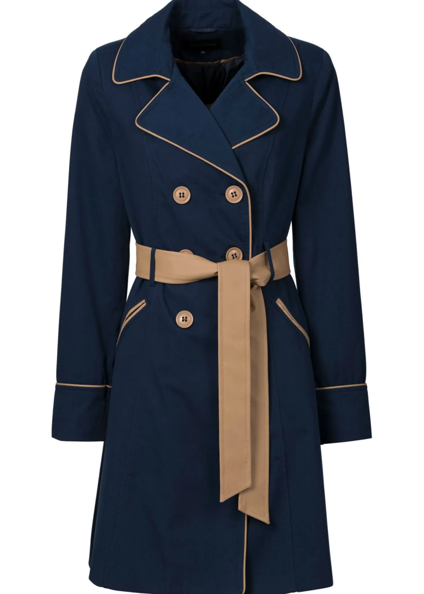 bonprix bonprix Chaquetas Y Abrigos>Abrigo gabardina de doble botonadura Azul marino