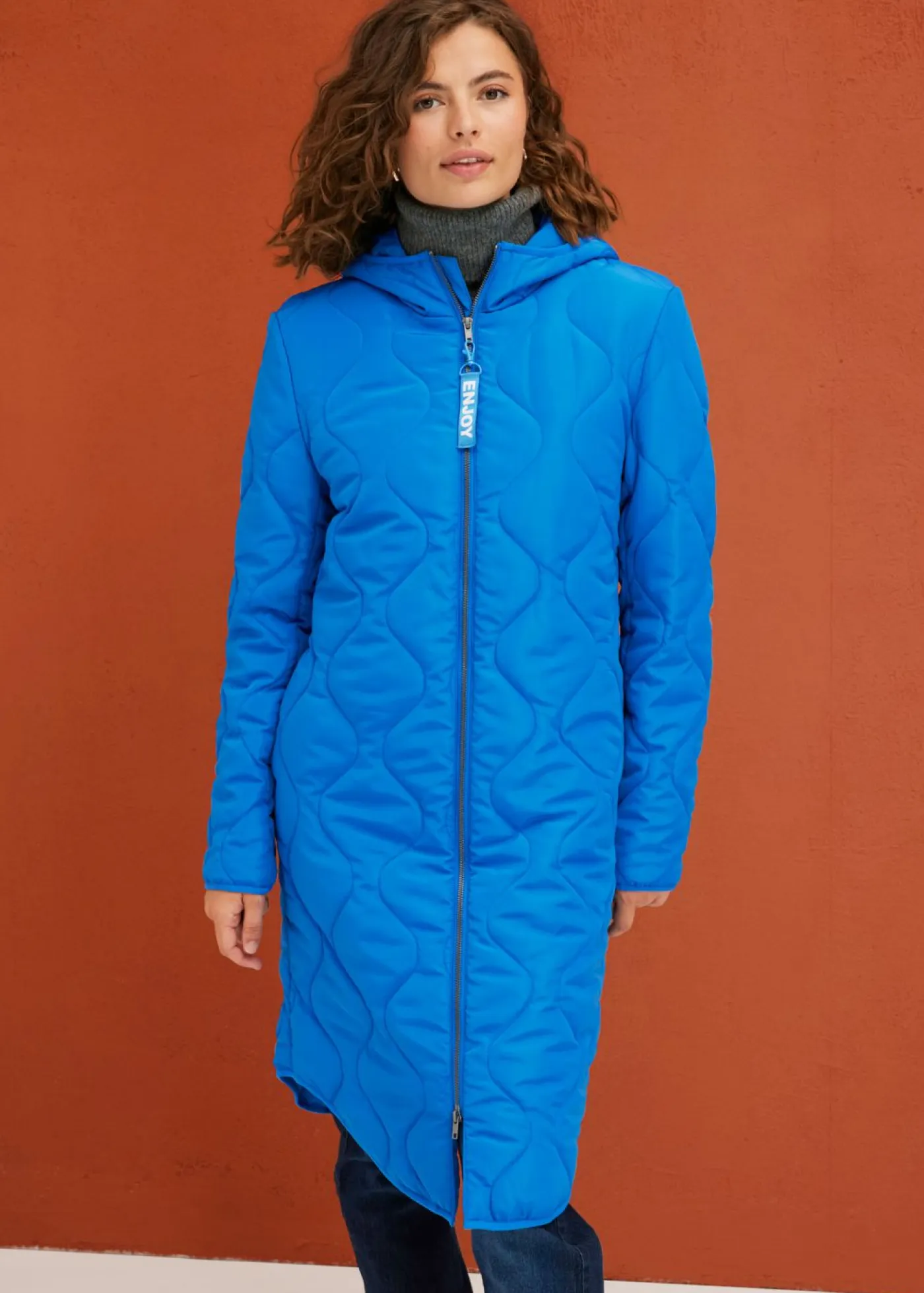 Mujer bonprix bonprix Abrigo guateado de poliéster reciclado