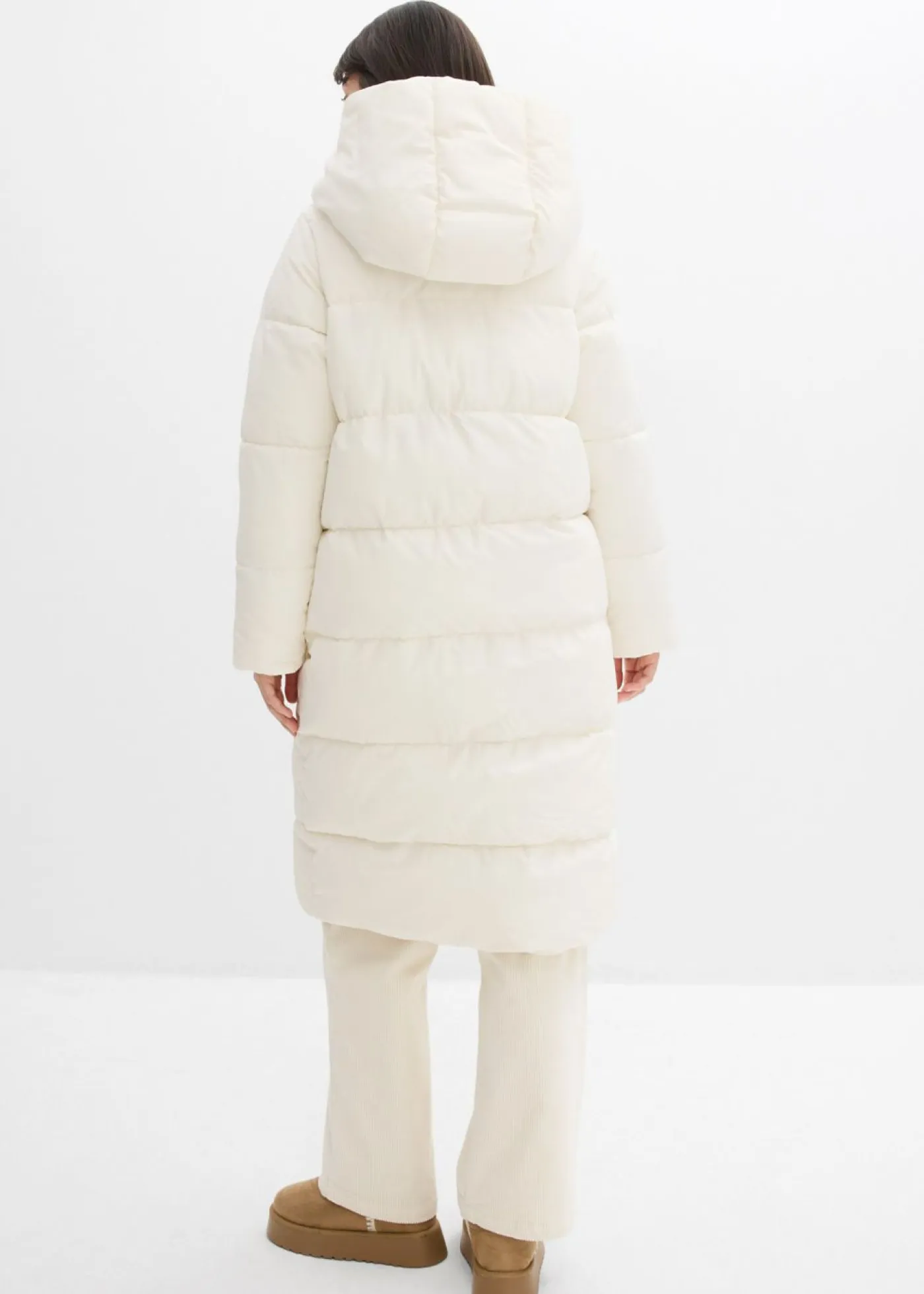 bonprix bonprix Chaquetas Y Abrigos>Abrigo guateado oversize blanco perla
