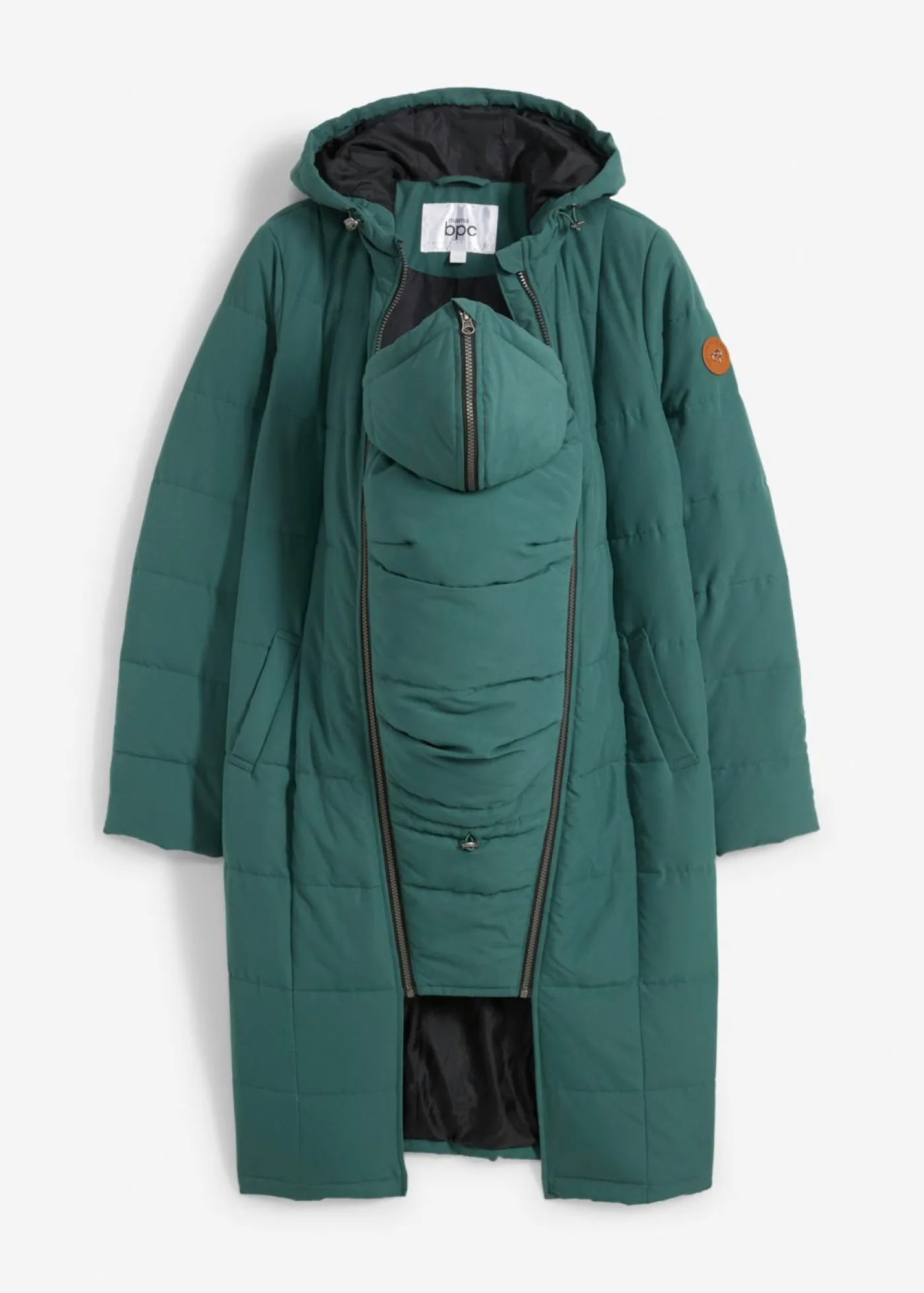 Mujer bonprix bonprix Abrigo guateado premamá de porteo 3 en 1 con poliéster reciclado