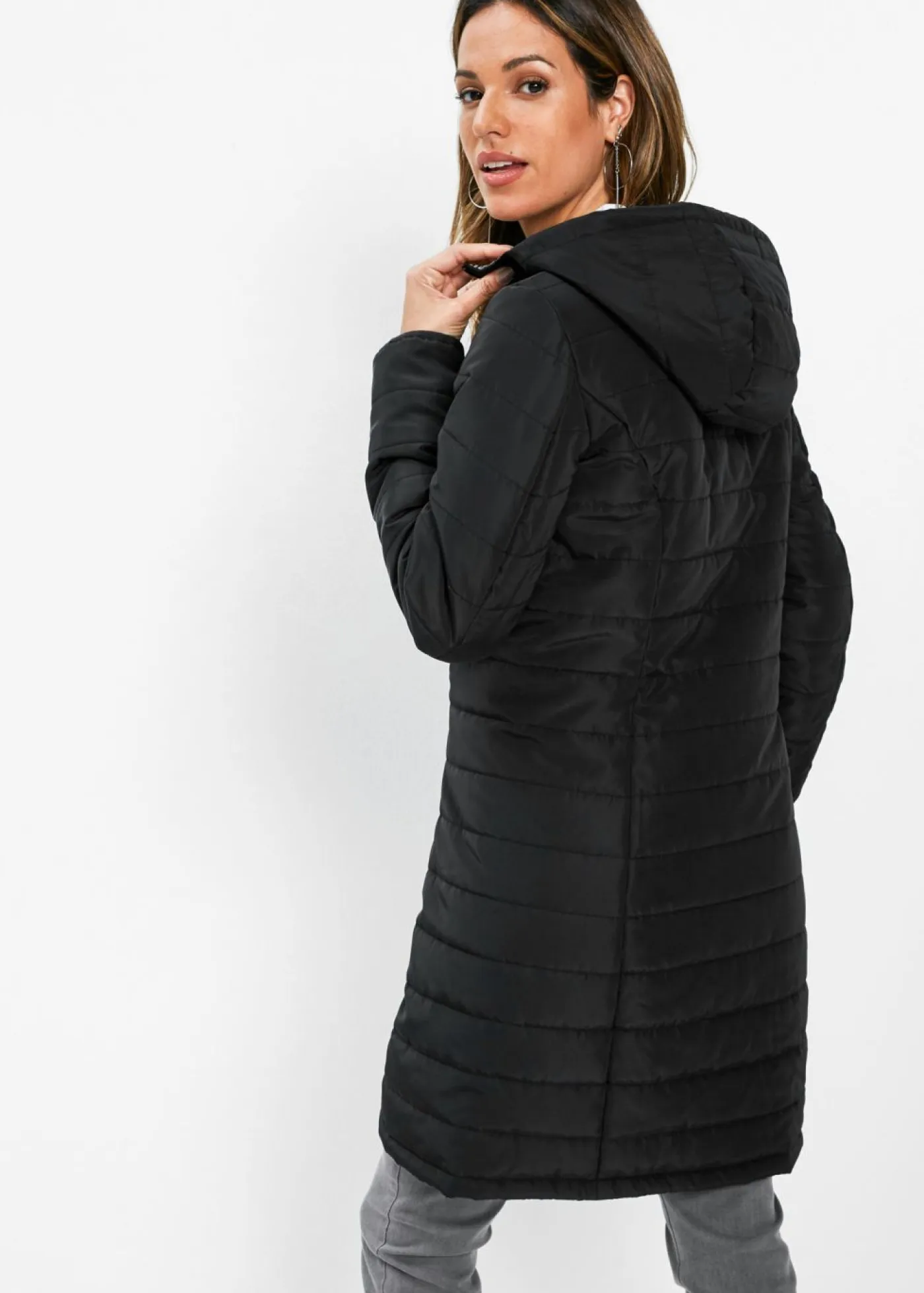 bonprix bonprix Chaquetas Y Abrigos>Abrigo guateado reversible Negro