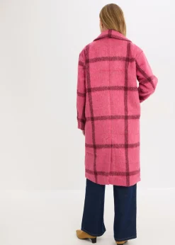 Mujer bonprix bonprix Abrigo holgado con aspecto de lana