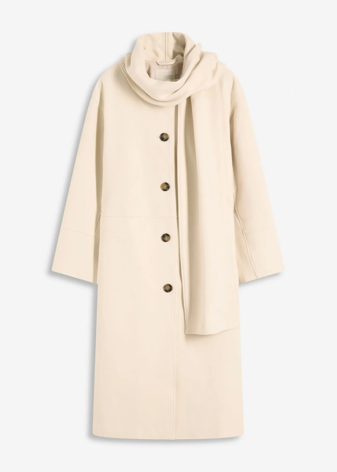 Mujer bonprix bonprix Abrigo holgado con dos bolsillos cosidos