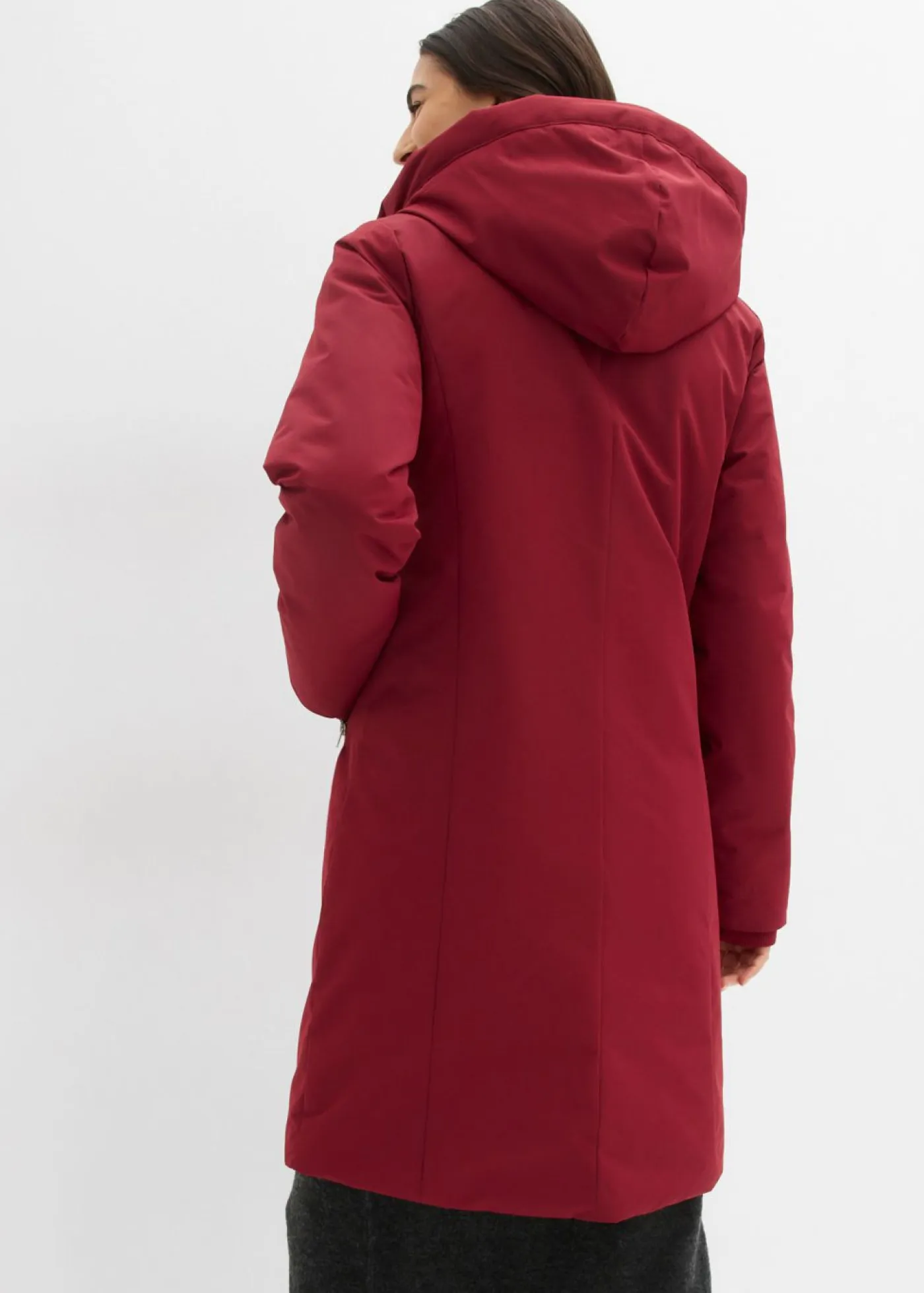 bonprix bonprix Chaquetas Y Abrigos>Abrigo impermeable 2 en 1 para exteriores Rojo