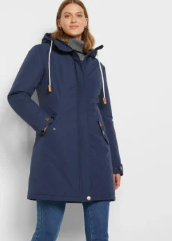 bonprix bonprix Chaquetas Y Abrigos>Abrigo impermeable para exteriores Azul marino