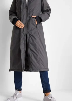 Mujer bonprix bonprix Abrigo impermeable para exteriores con pelo sintético