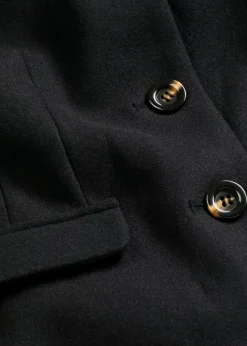 Mujer bonprix bonprix Abrigo largo de imitación de lana