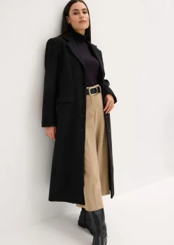 Mujer bonprix bonprix Abrigo largo de imitación de lana