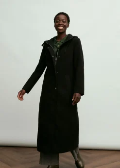 Mujer bonprix bonprix Abrigo largo en imitación de lana