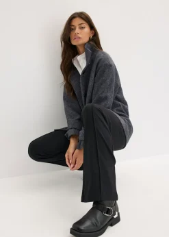 Mujer bonprix bonprix Abrigo marinero largo con aspecto de lana