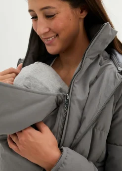 Mujer bonprix bonprix Abrigo para portabebés/chaqueta premamá para el embarazo y después del embarazo