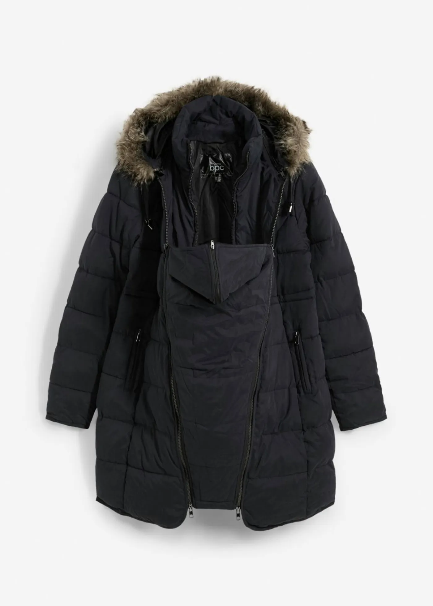 bonprix bonprix Premamá>Abrigo para portabebés/chaqueta premamá para el embarazo y después del embarazo Negro