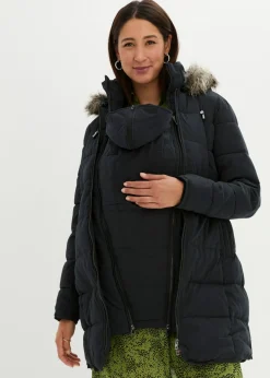 bonprix bonprix Premamá>Abrigo para portabebés/chaqueta premamá para el embarazo y después del embarazo Negro