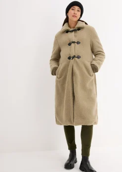 Mujer bonprix bonprix Abrigo premamá 3 en 1 con inserto de porteo de felpa