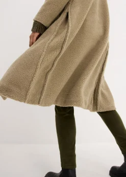 Mujer bonprix bonprix Abrigo premamá 3 en 1 con inserto de porteo de felpa