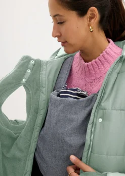 Mujer bonprix bonprix Abrigo premamá 3 en 1 con inserto de porteo