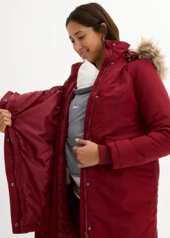 Mujer bonprix bonprix Abrigo premamá impermeable y cortavientos 3 en 1 con inserto de porteo