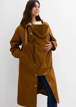 Mujer bonprix bonprix Abrigo premamá impermeable 6 en 1 con inserto de porteo y chaleco interior desmontable