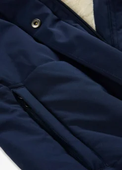 bonprix bonprix Premamá>Abrigo premamá y de porteo, guateado, 3 en 1 Azul marino-beige