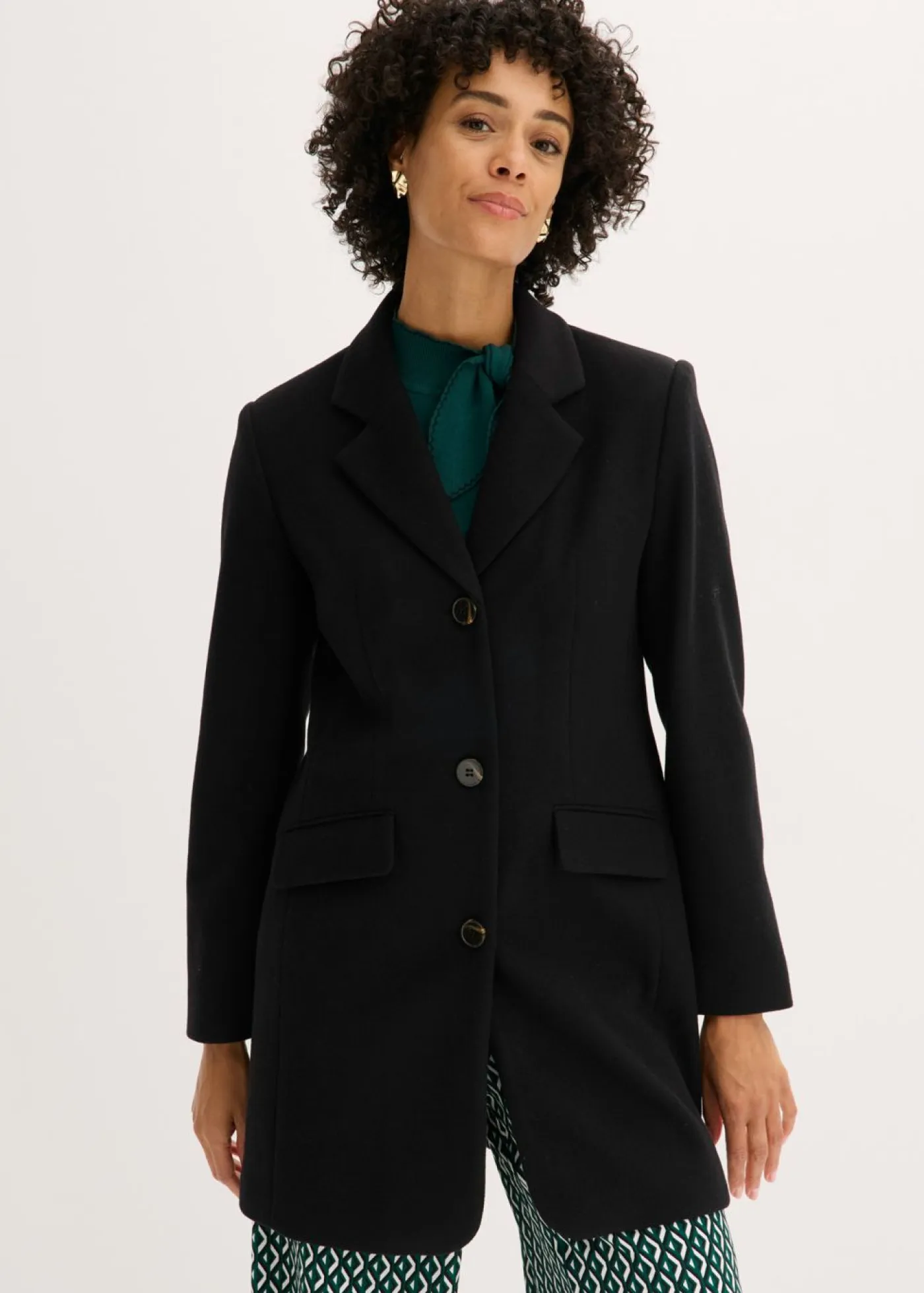 Mujer bonprix bonprix Abrigo tipo americana