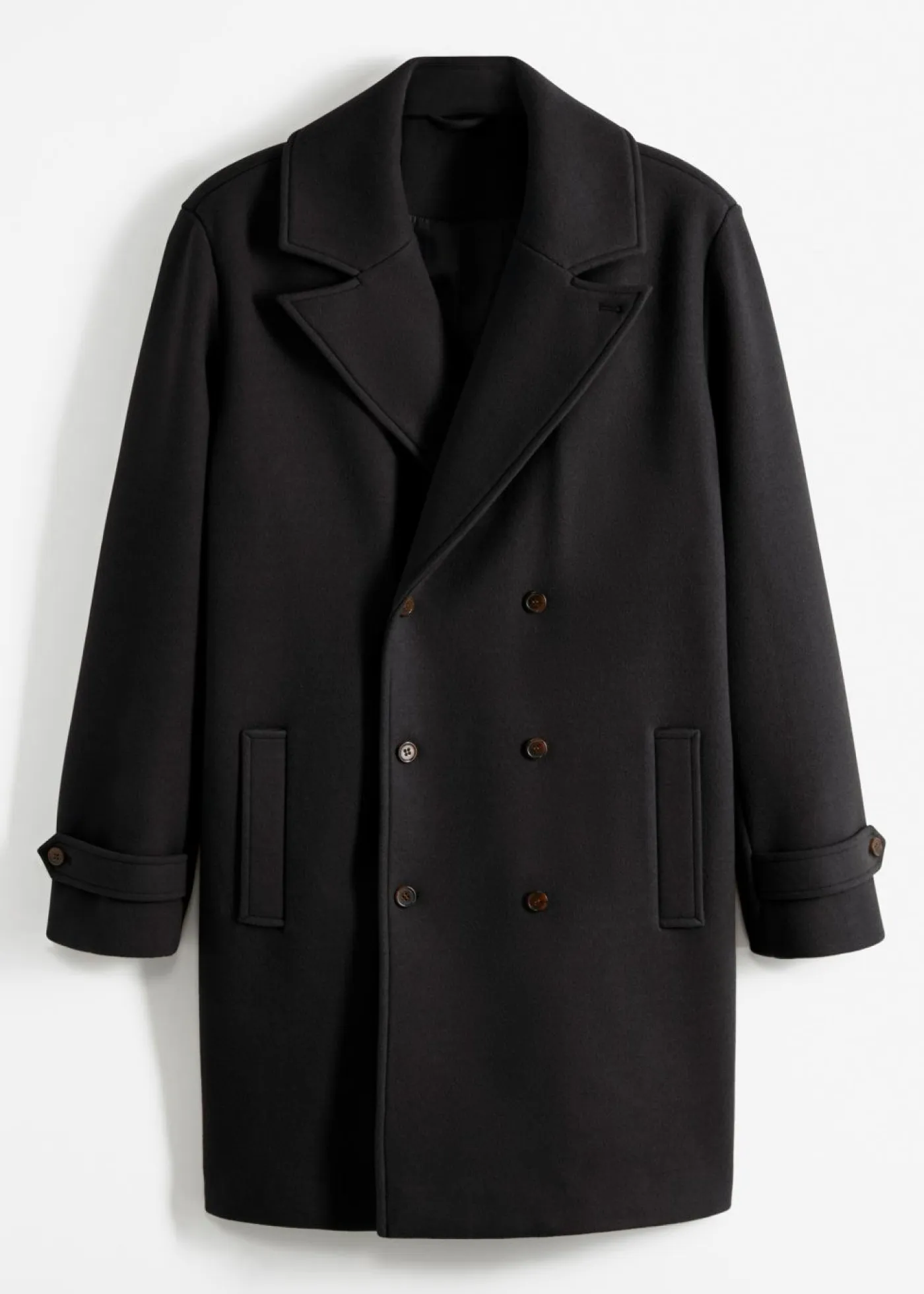 bonprix bonprix Chaquetas Y Abrigos·Abrigos>Abrigo tipo americana con lana Negro